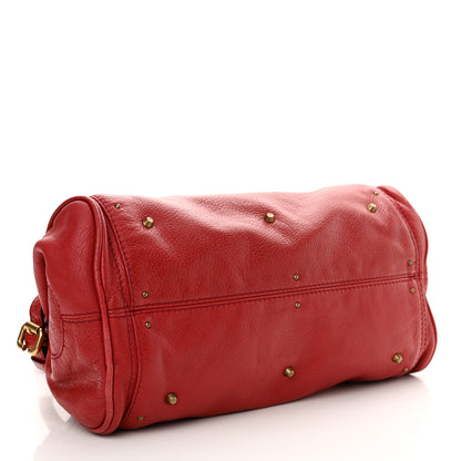 Chloe Calfskin Medium Paddington Satchel Red 3 of 11