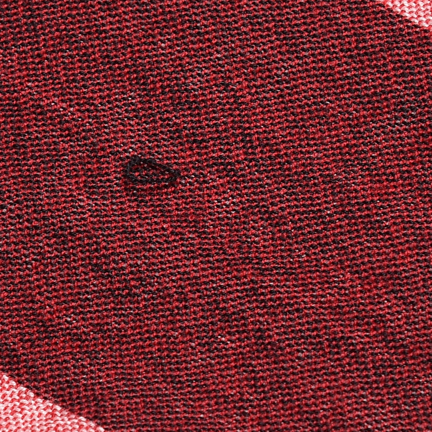 Burberry Wool Classic Check Scarf Parade Red 6 of 6
