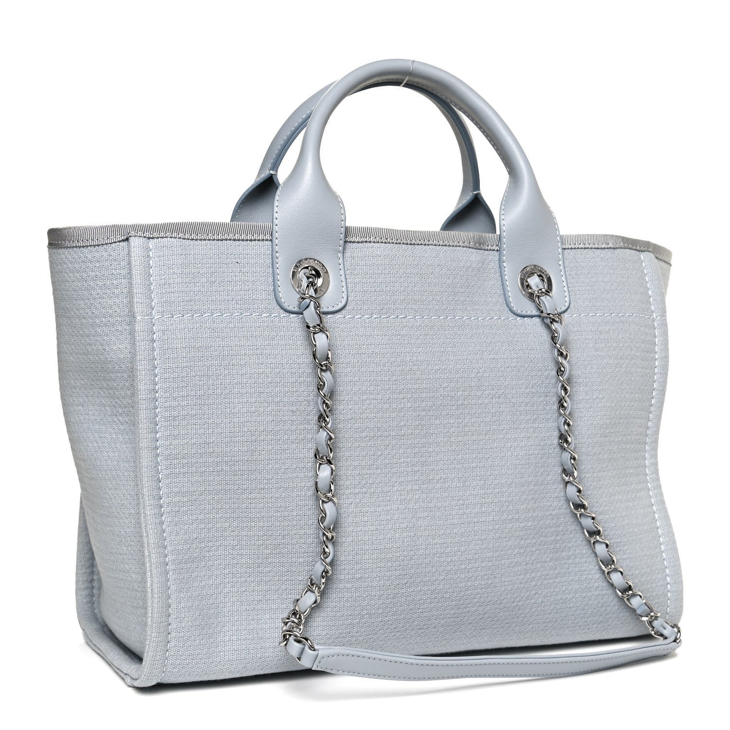 Mixed Fibers Small Deauville Tote Grey