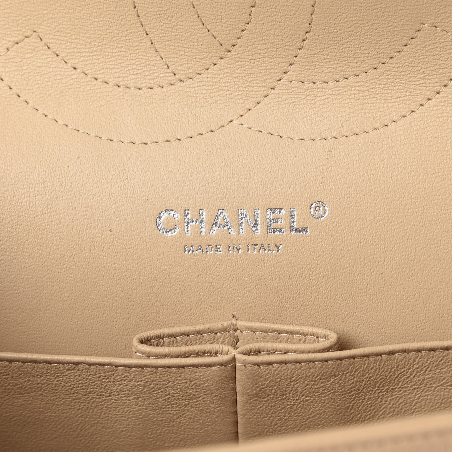 Chanel Caviar Quilted Jumbo Double Flap Light Beige 9 of 11