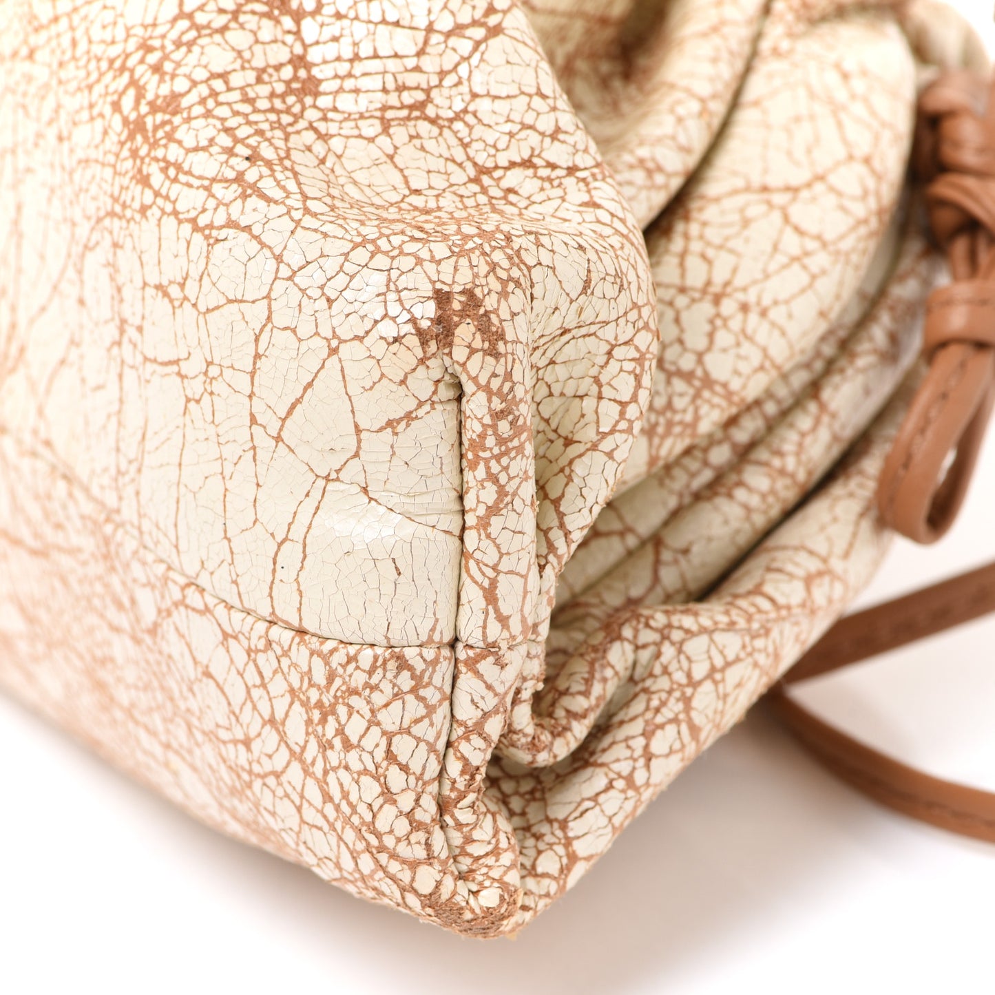 Crackled Calfskin The Mini Pouch Zabaione