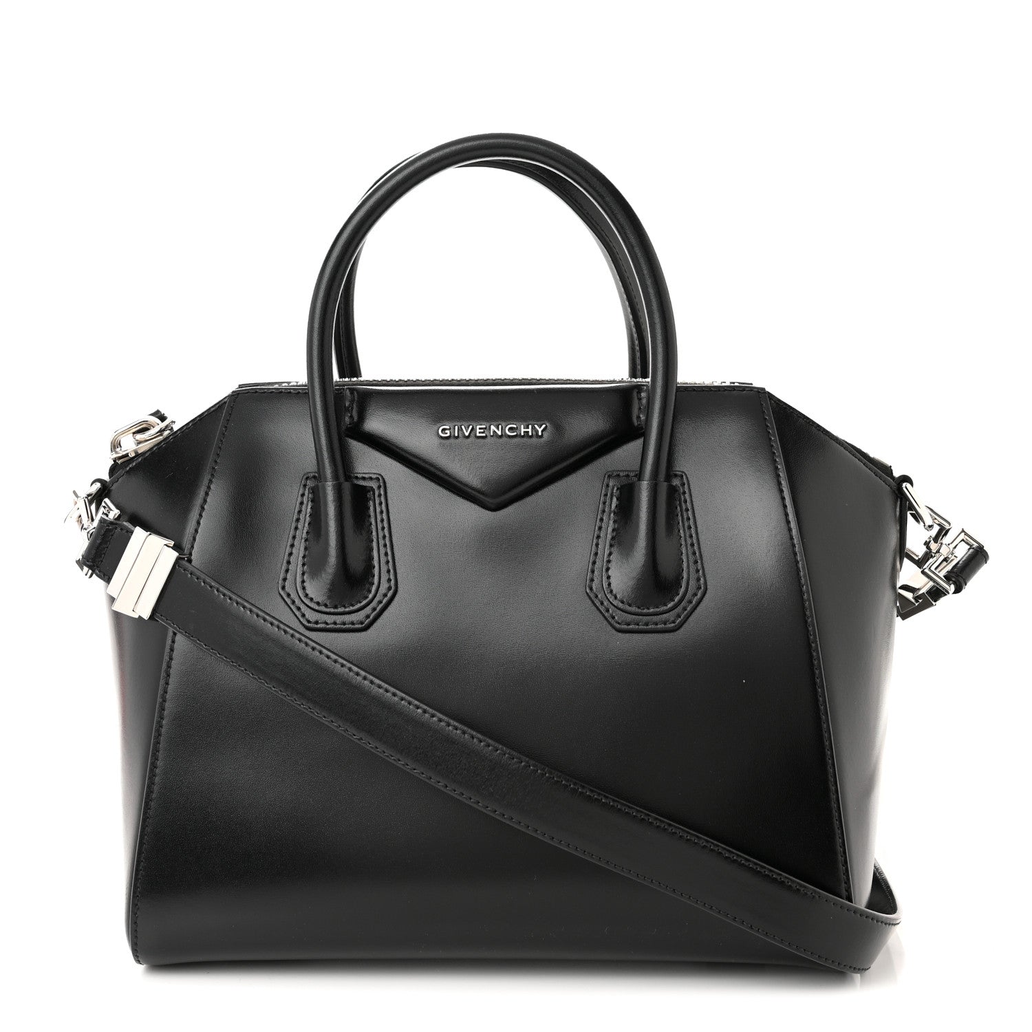 Givenchy Shiny Lord Calfskin Small Antigona Black 1 of 13