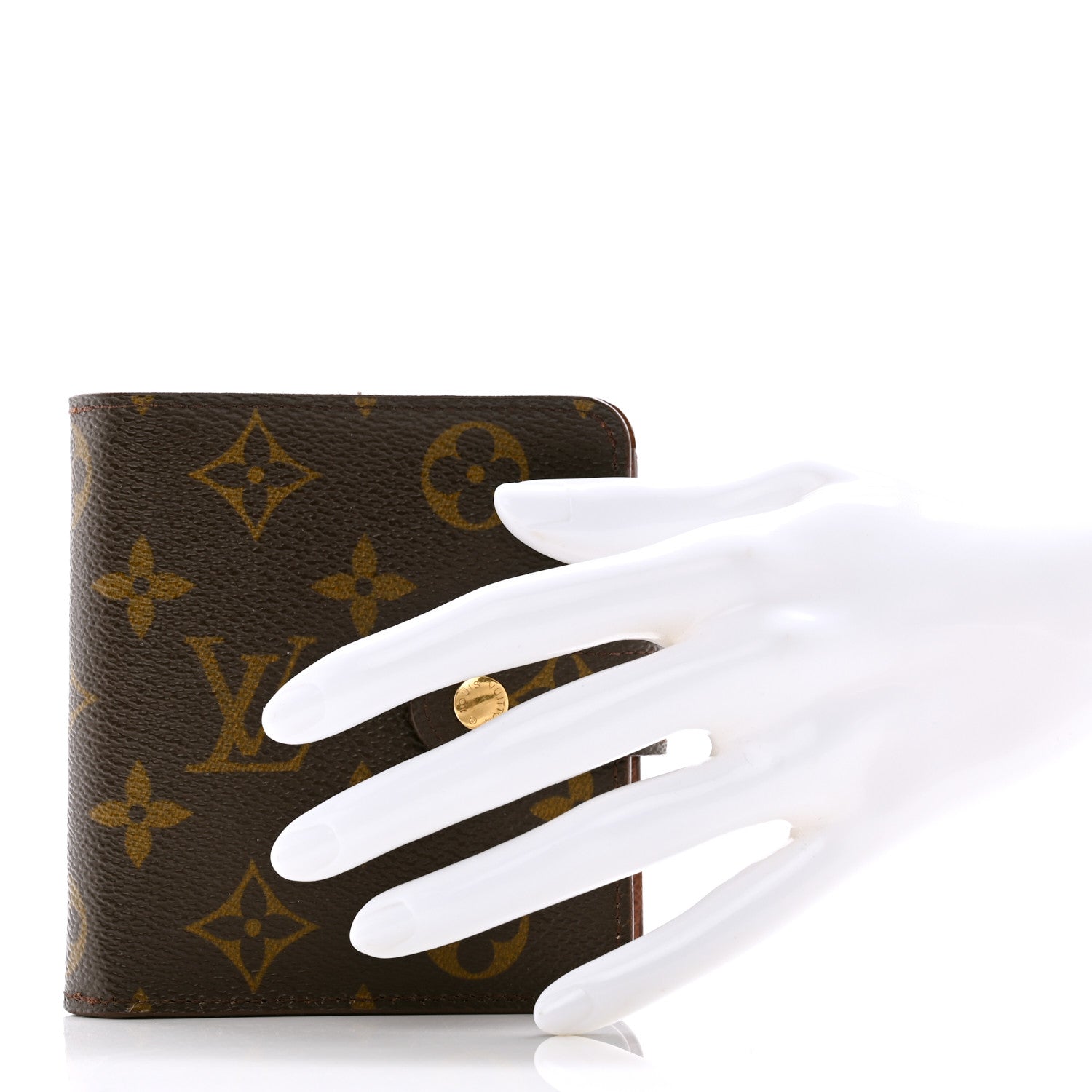 Louis Vuitton Monogram Compact Zippe Zipped Wallet 2 of 10