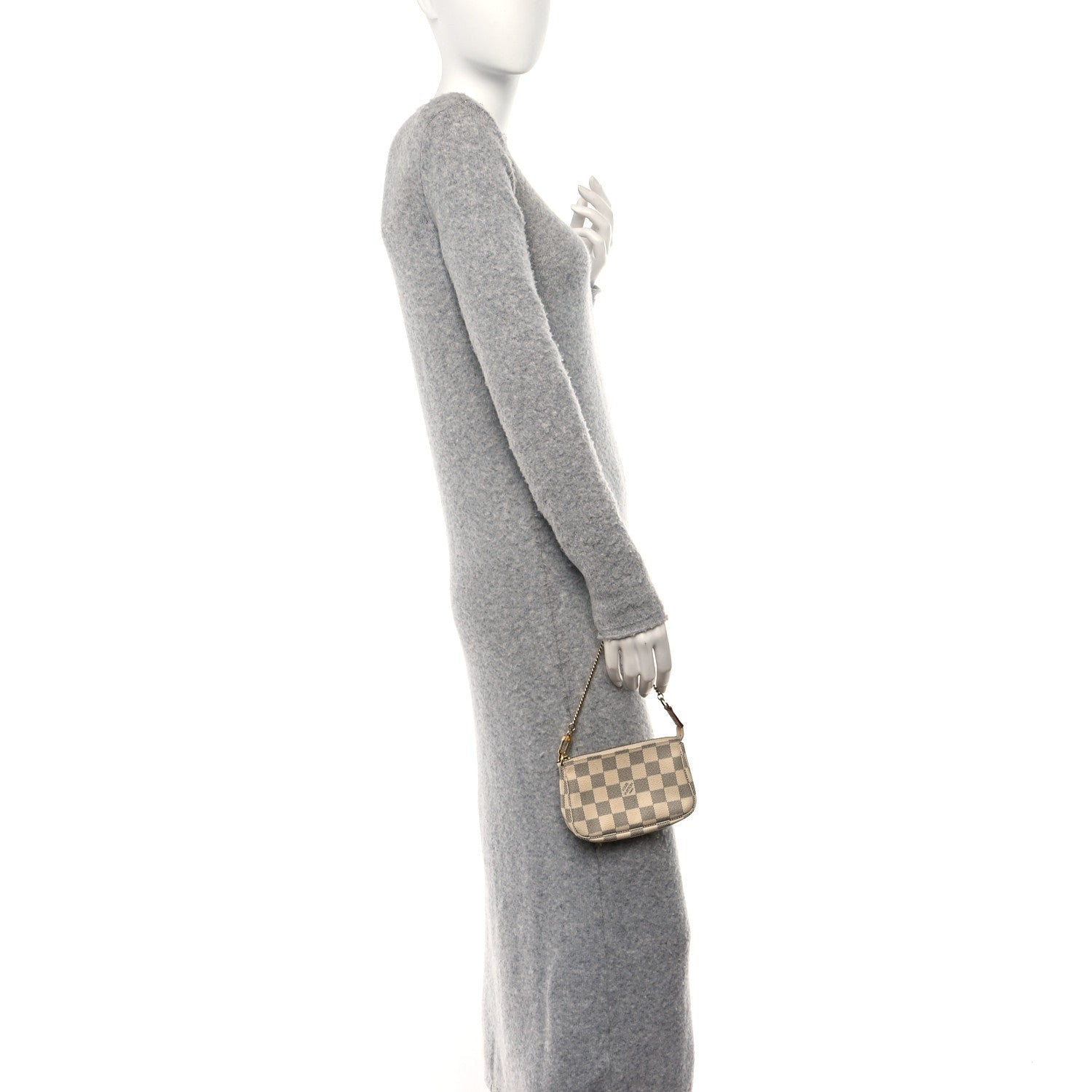 Louis Vuitton Damier Azur Mini Pochette Accessories 3 of 11