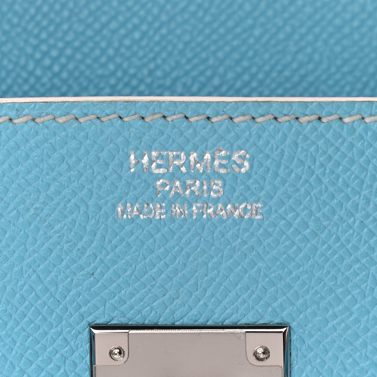 Hermes Epsom Candy Birkin 35 Celeste Mykonos 6 of 11