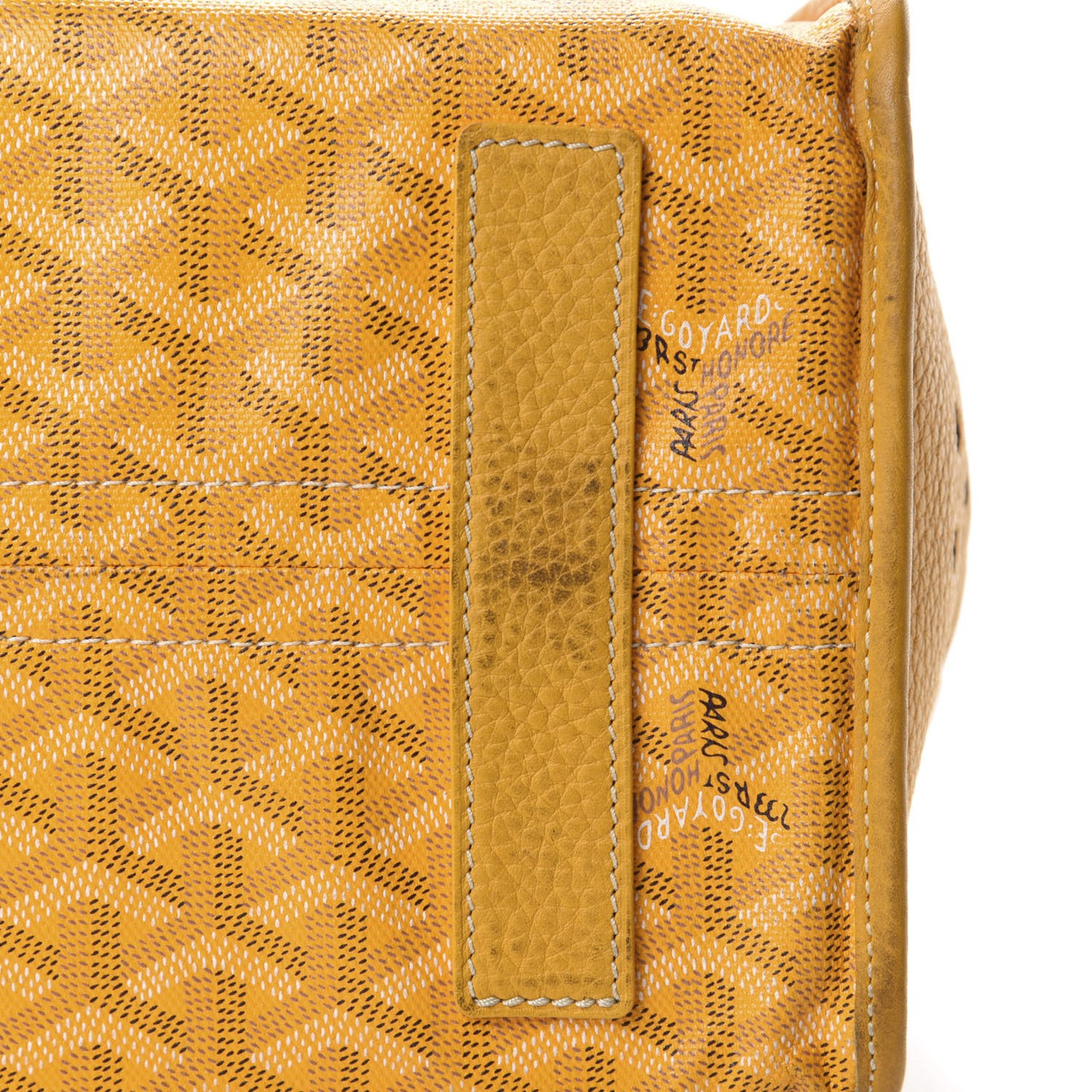 Goyardine Sac Hardy Pet Carrier PM Yellow