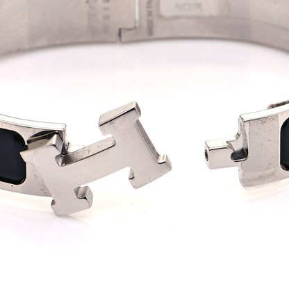 Hermes Enamel Narrow Clic Clac H Bracelet PM Black 5 of 6