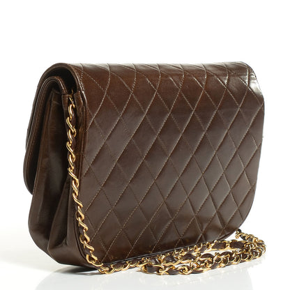 Chanel Lambskin Small Double Flap Brown 3 of 8