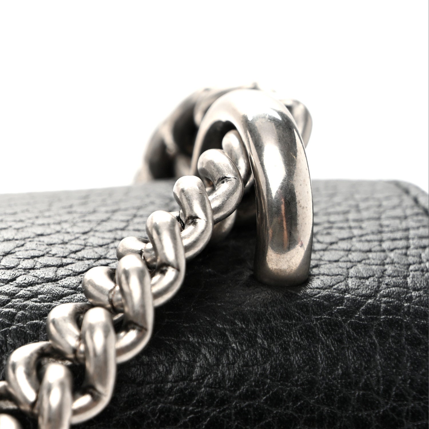 Gucci Pebbled Calfskin Small Dionysus Shoulder Bag Black 11 of 11