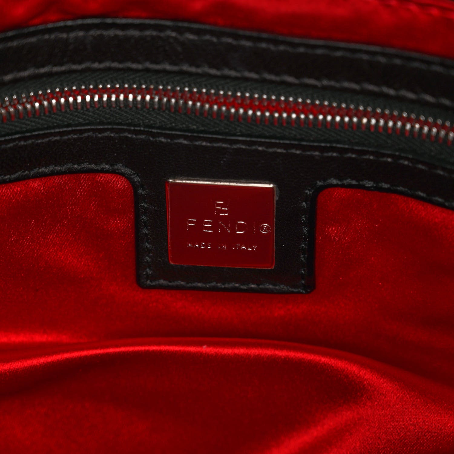 Fendi Lambskin Mama Baguette Black 6 of 10