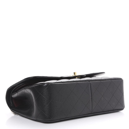 Chanel Caviar Quilted Jumbo Double Flap Black 4 of 12