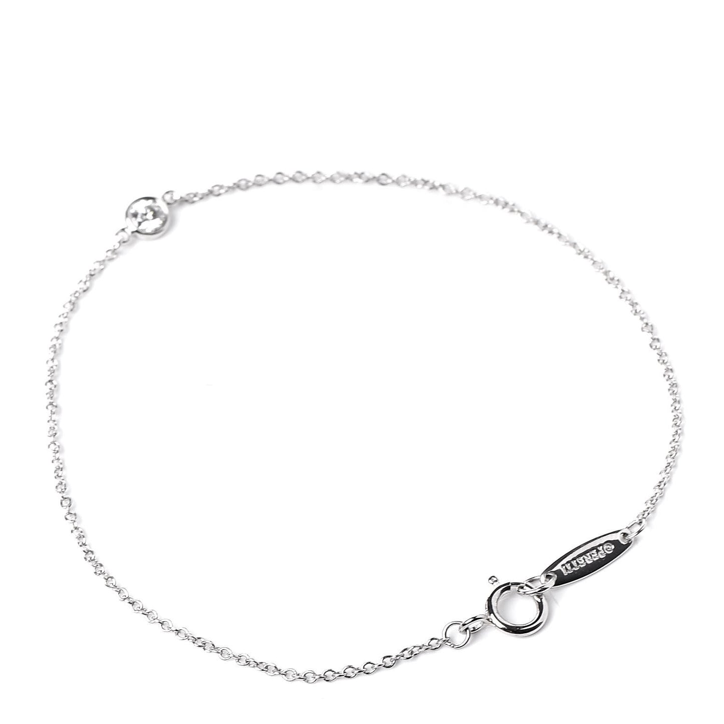 Platinum Diamond .08ct Elsa Peretti Diamonds by the Yard Bracelet
