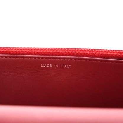 Chanel Patent Quilted Brilliant Wallet On Chain WOC Red 7 of 12