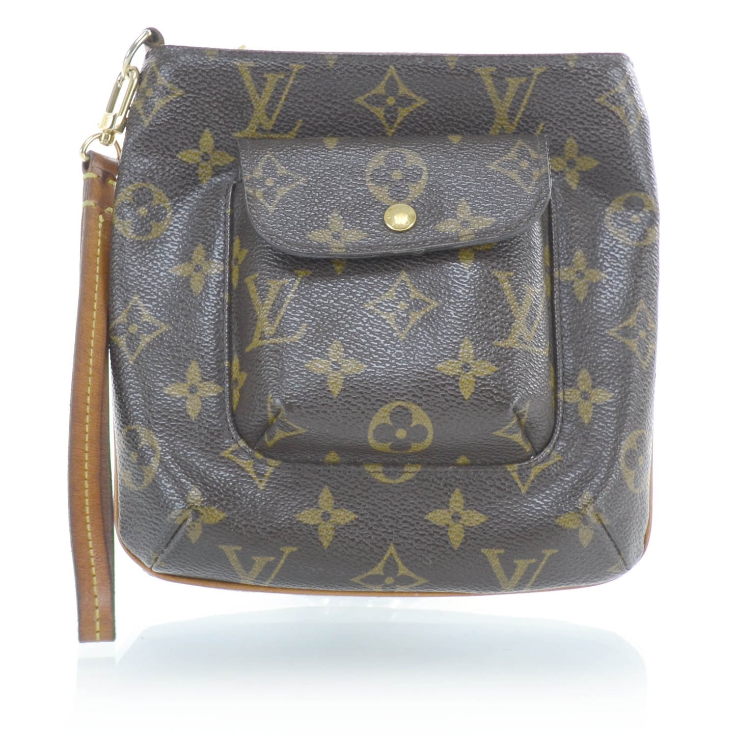 Monogram Partition Wristlet