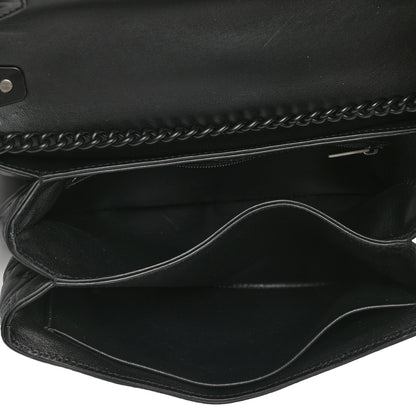 Balenciaga Nappa BB Monogram Embossed Medium Triplet Bag Black 5 of 10