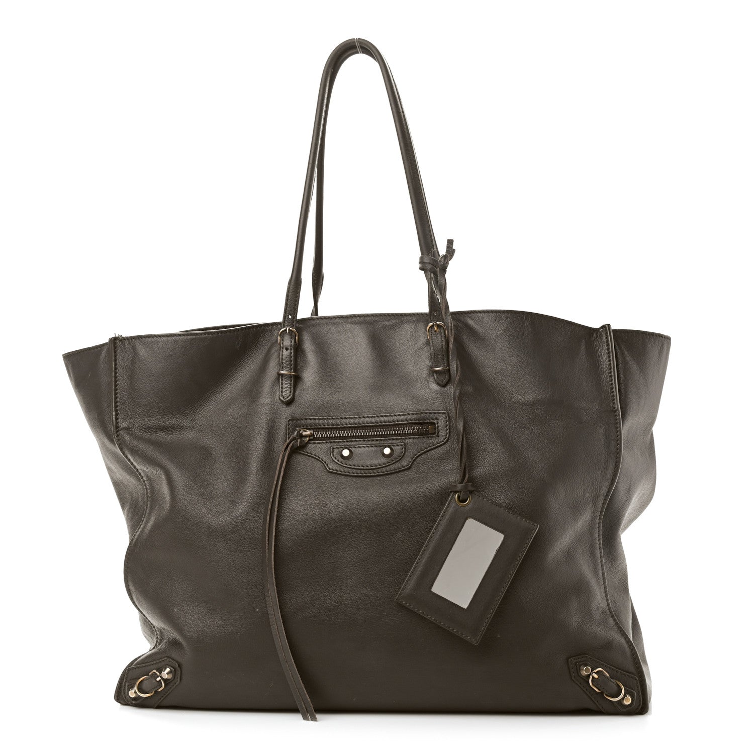 Balenciaga Veau Papier A4 Tote Coffee 2 of 28
