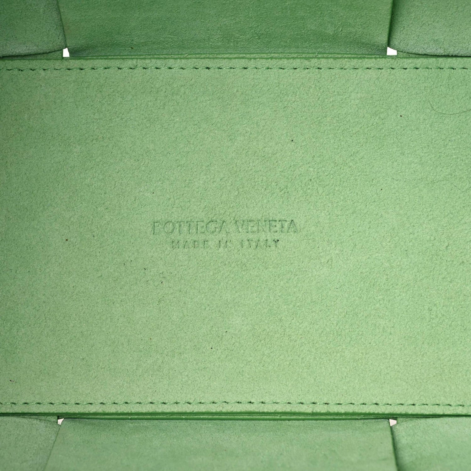 Bottega Veneta Buffalo Maxi Intrecciato Small Arco Tote Caramel Pistachio 11 of 12
