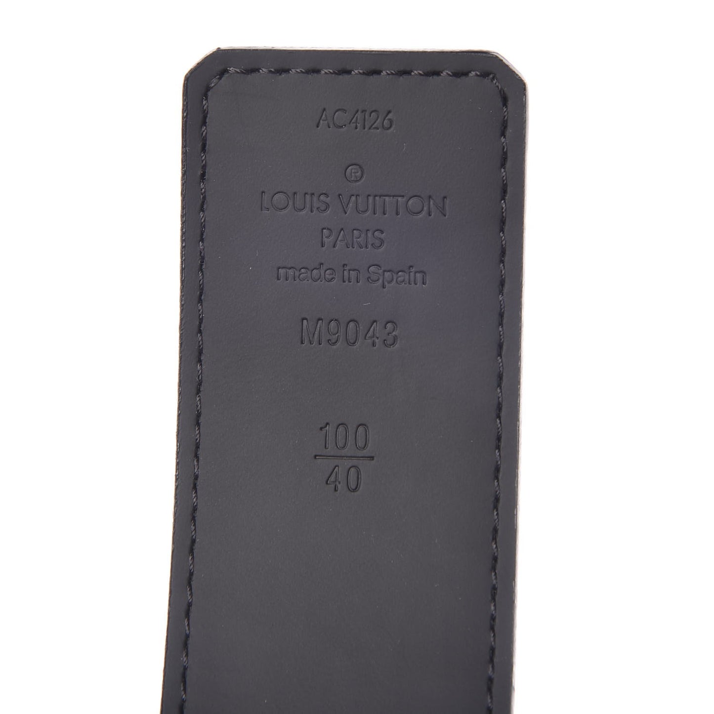 Monogram Eclipse Taigarama 40mm LV Initiales Reversible Belt 100 40 Black