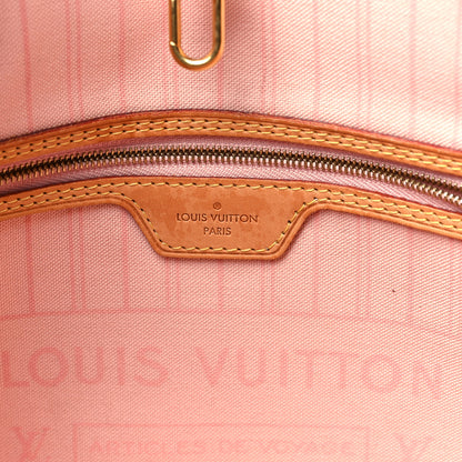 Louis Vuitton Damier Azur Neo Neverfull MM Rose Ballerine 6 of 12