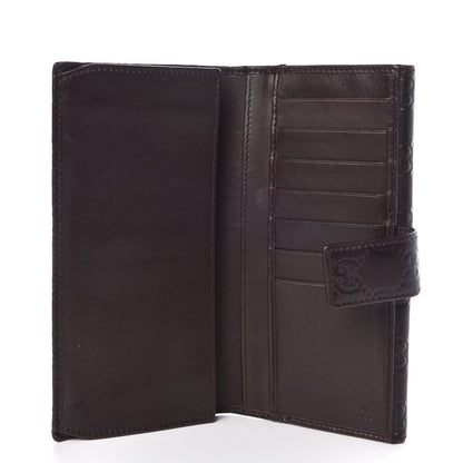 Gucci Guccissima Signature Dice Continental Wallet Chocolate 6 of 7