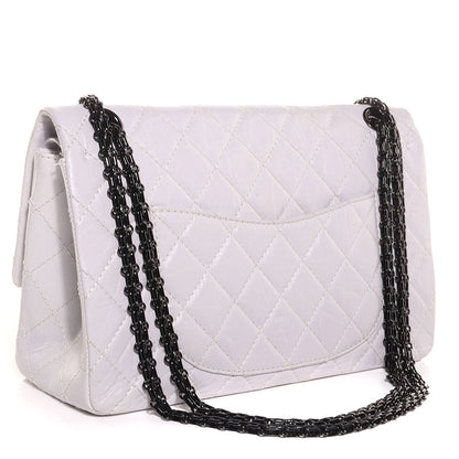 Chanel Aged Calfskin 2.55 Reissue 226 Flap White 3 of 8