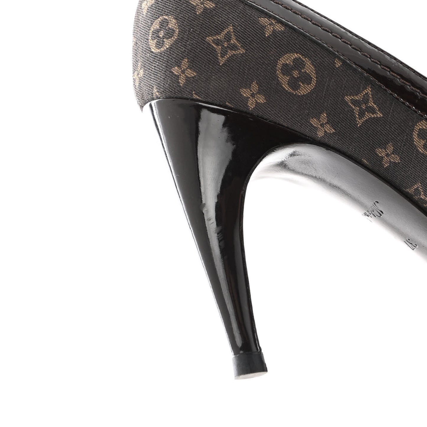 Mini Monogram Luxembourg Pumps 37 Brown