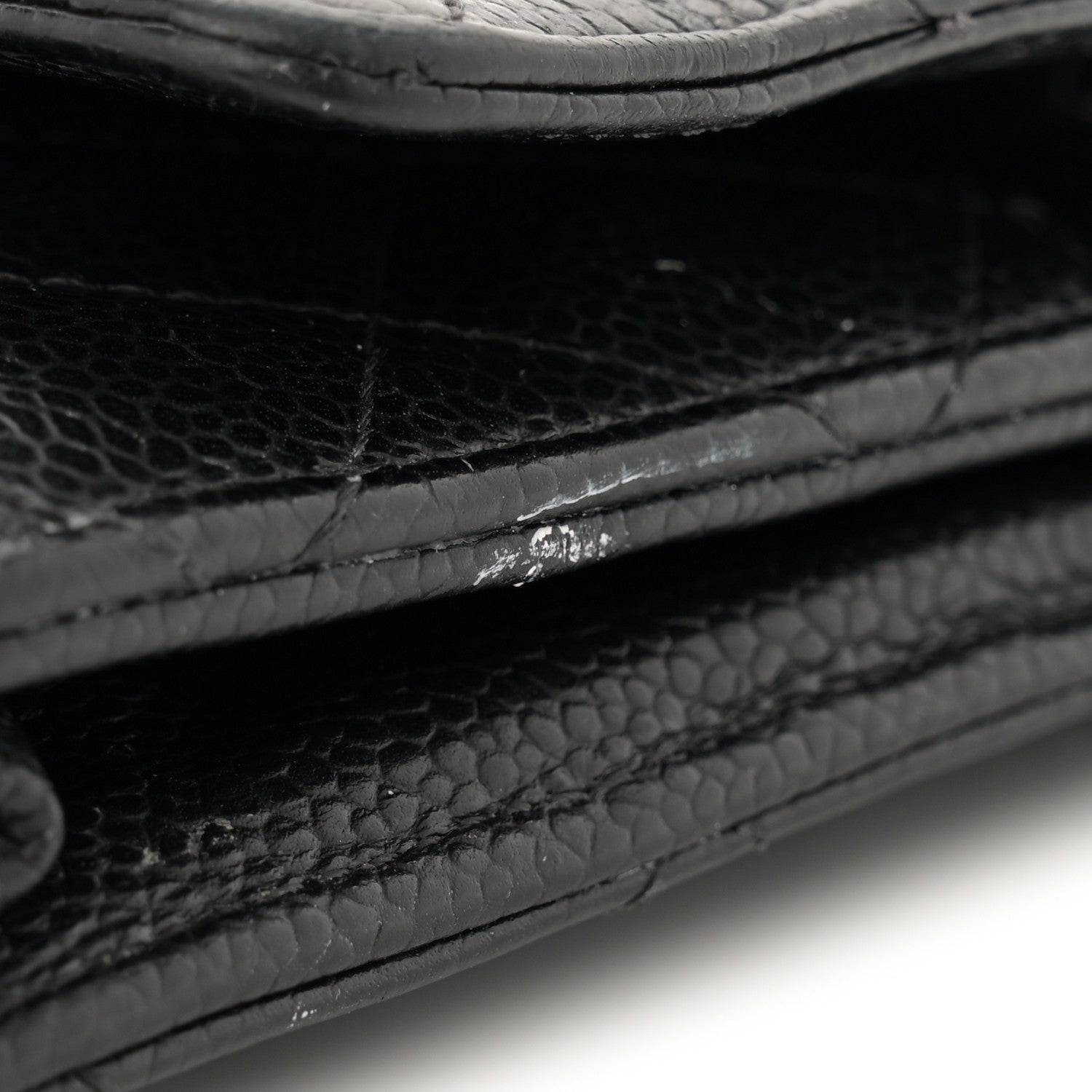 Chanel Caviar Quilted Wallet on Chain WOC Black 11 of 17