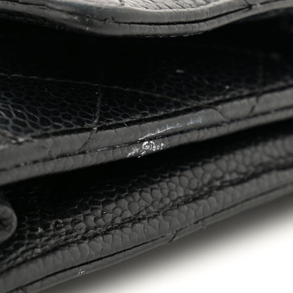 Chanel Caviar Quilted Wallet on Chain WOC Black 11 of 17