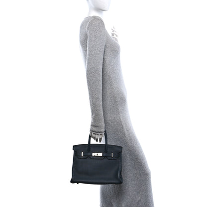 Hermes Togo BIRKIN 30 Bleu Obscur 2 of 10