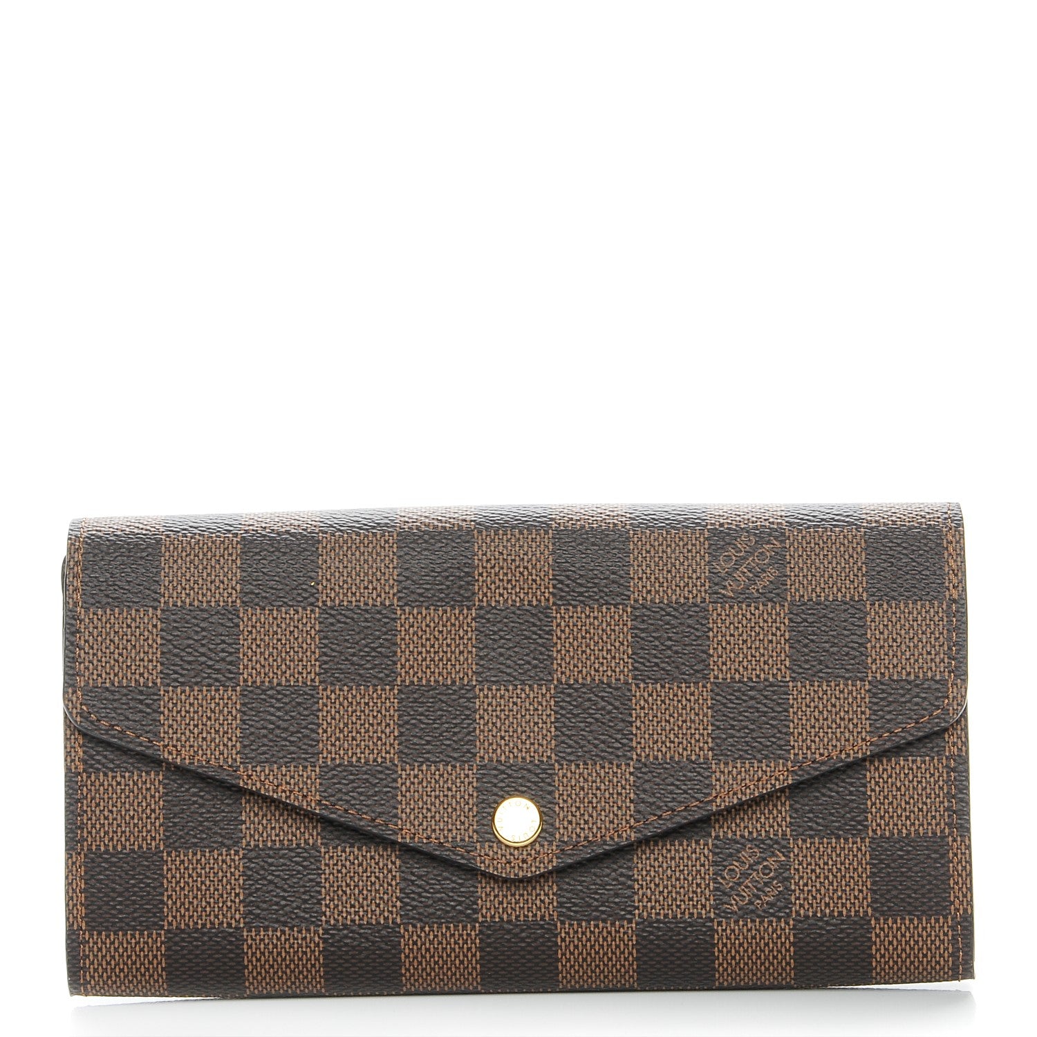 Louis Vuitton Damier Ebene Sarah Wallet NM 1 of 8