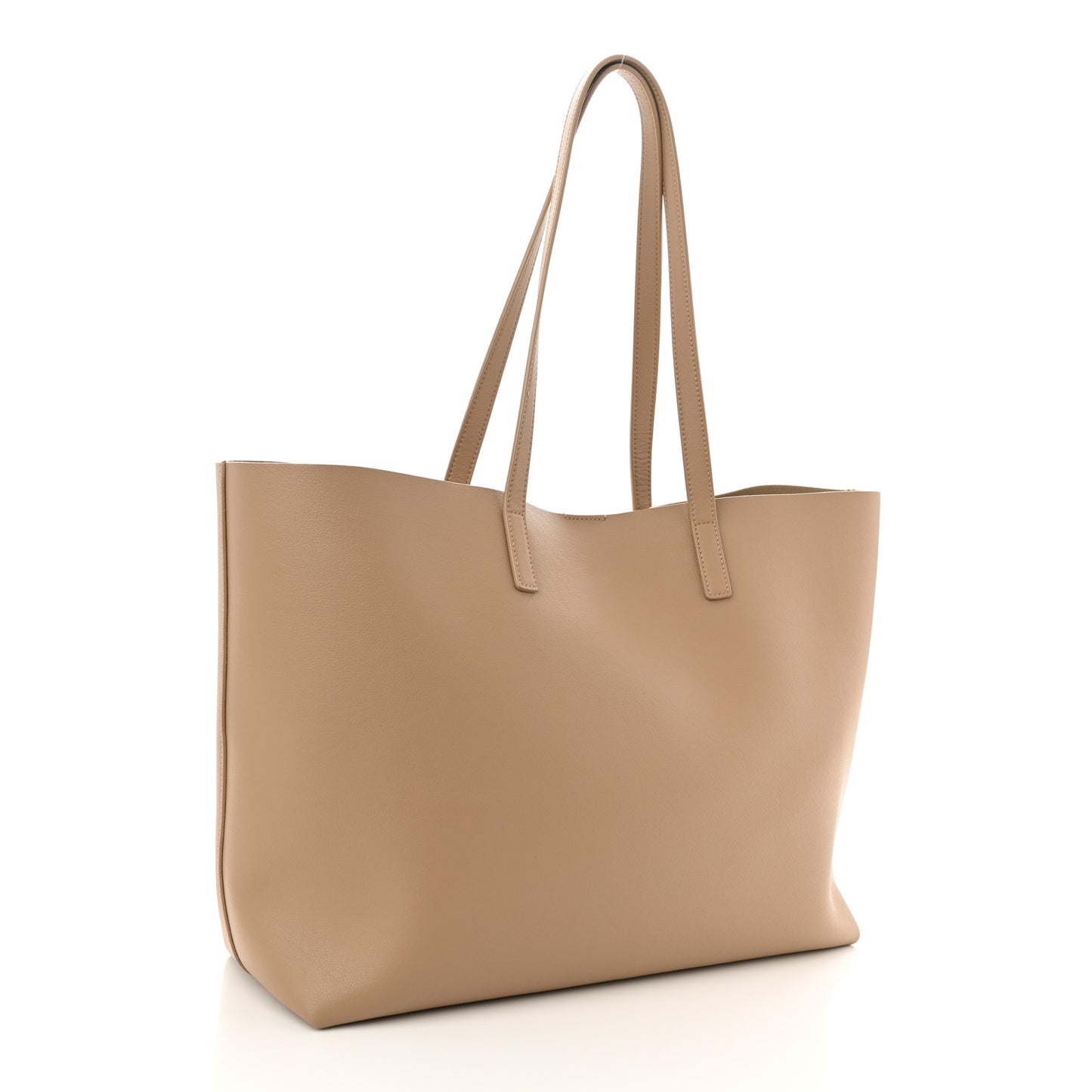 Calfskin Large Shopping Tote Toffee