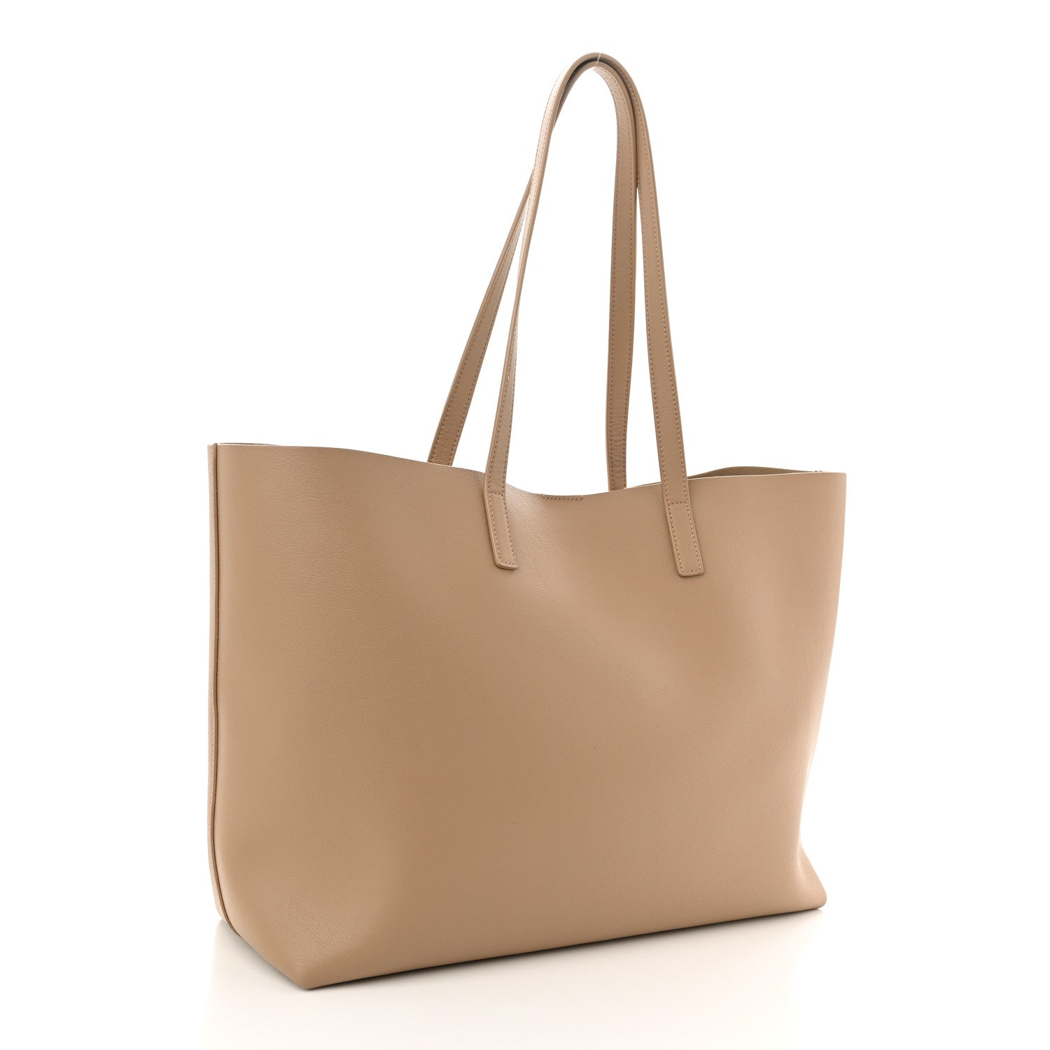 Saint Laurent Calfskin Large Shopping Tote Toffee 4 of 11