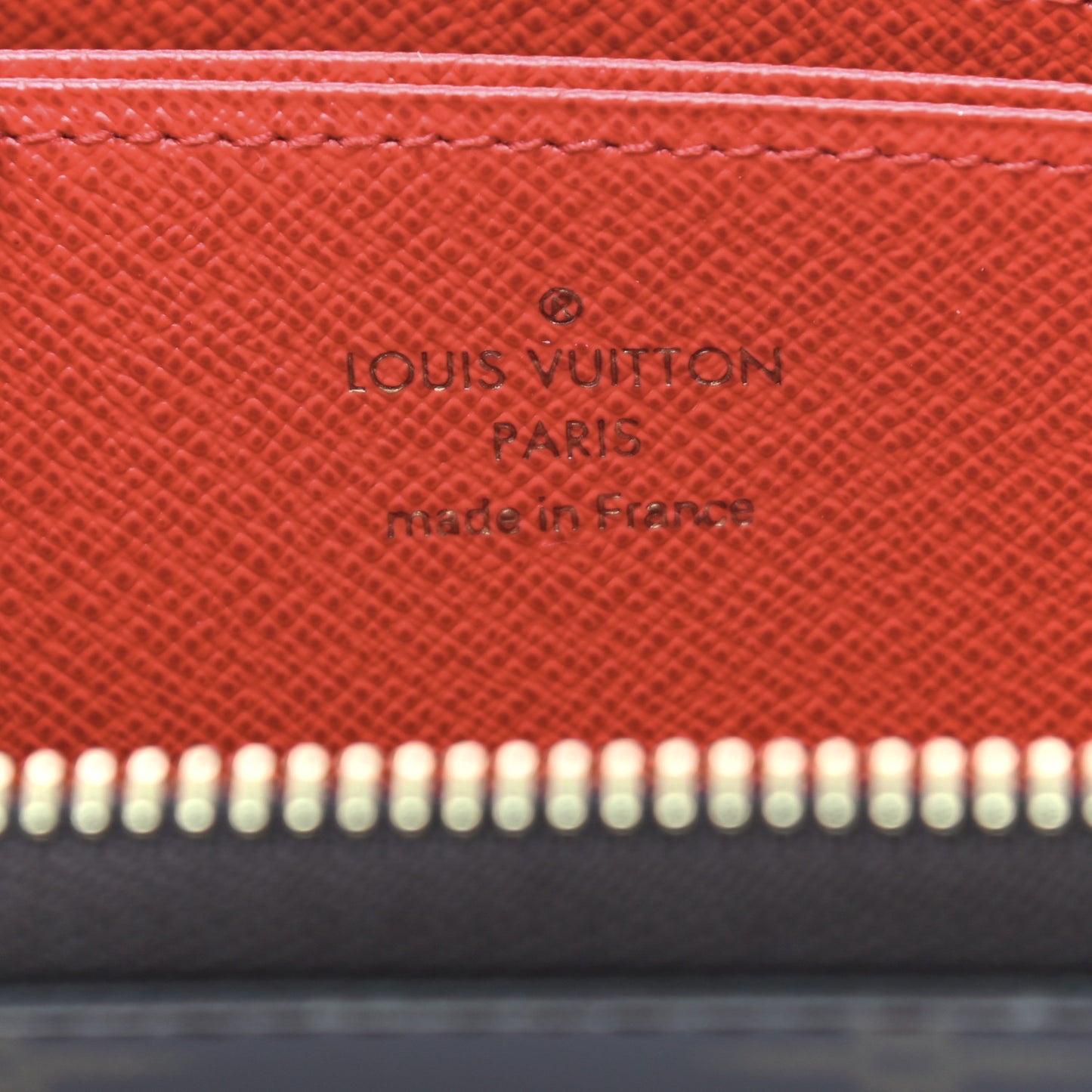 Monogram Zippy Wallet Coquelicot