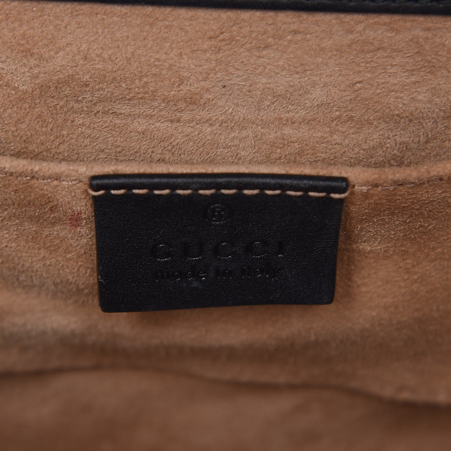Gucci Calfskin Studded Small Padlock Shoulder Bag Black 6 of 12