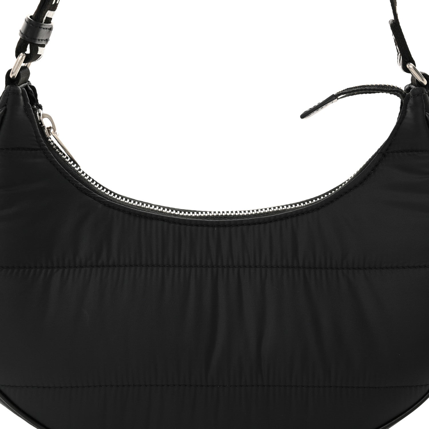 Celine Nylon Ava Shoulder Bag Black 7 of 9