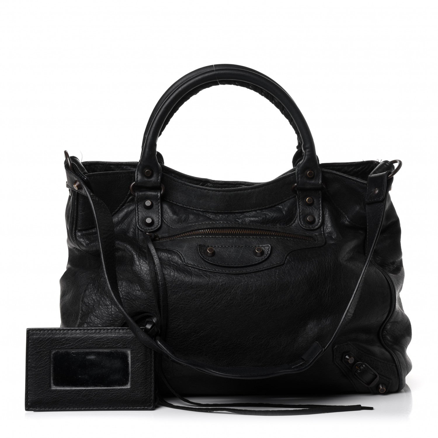 Balenciaga Agneau Classic Hardware Velo Black 1 of 4