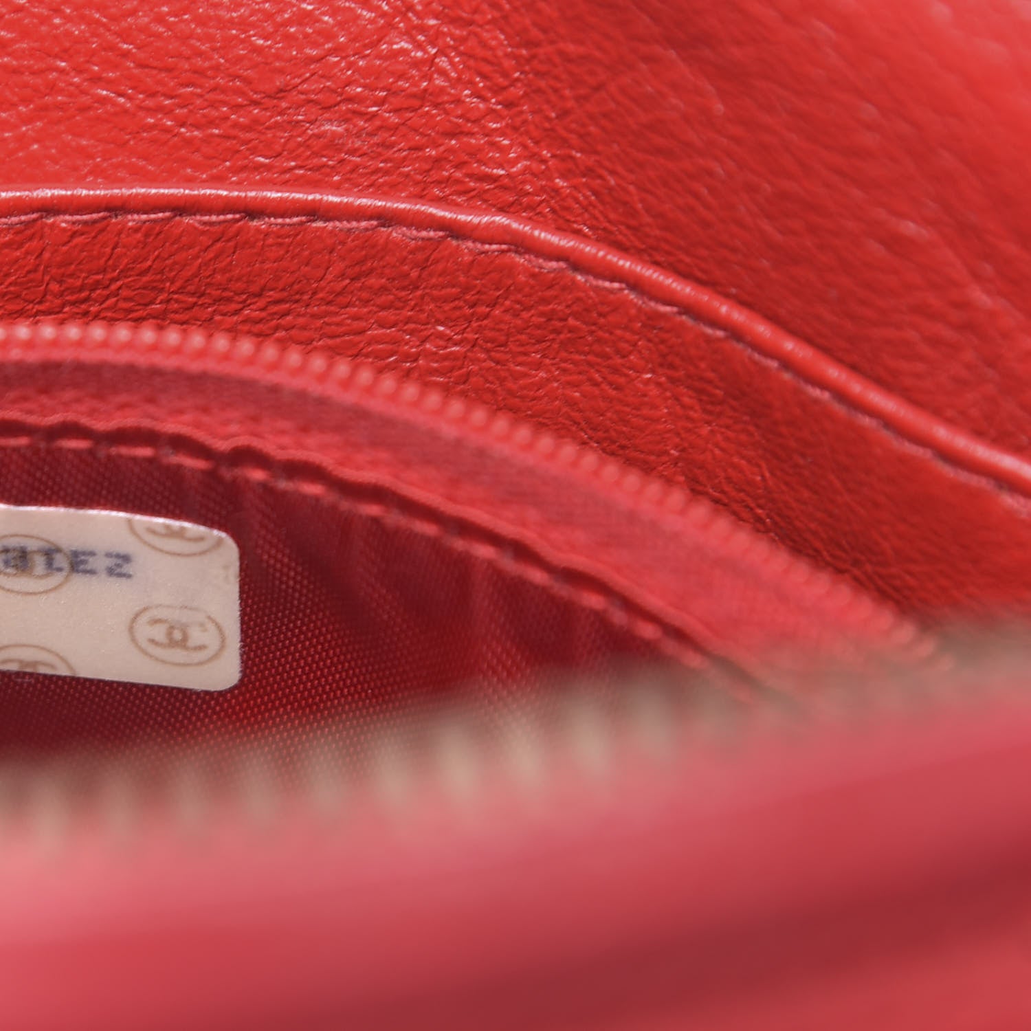Chanel Lambskin Quilted CC Tassel Camera Case Red 8 of 12