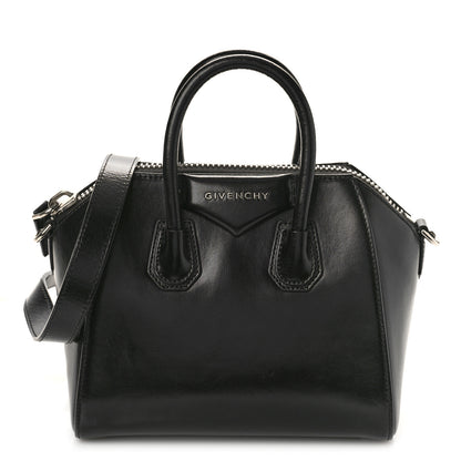 Givenchy Shiny Lord Calfskin Mini Antigona Black 1 of 8