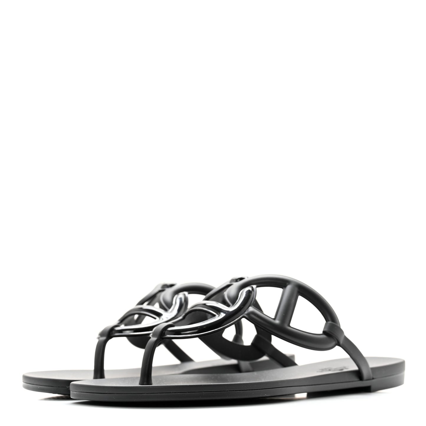 Rubber Womens Egerie Sandals 36 Black