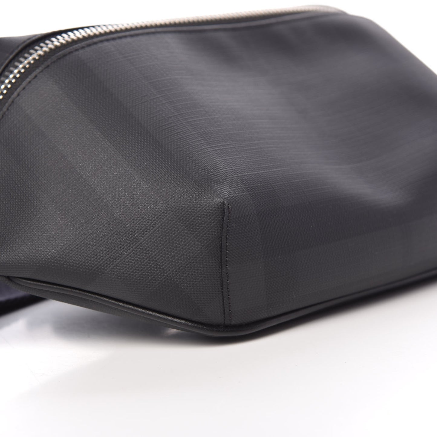 London Check Medium Bum Bag Dark Charcoal