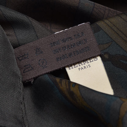 Hermes Silk Dip Dye Astrologie Scarf 90 Bronze Poivre 4 of 5