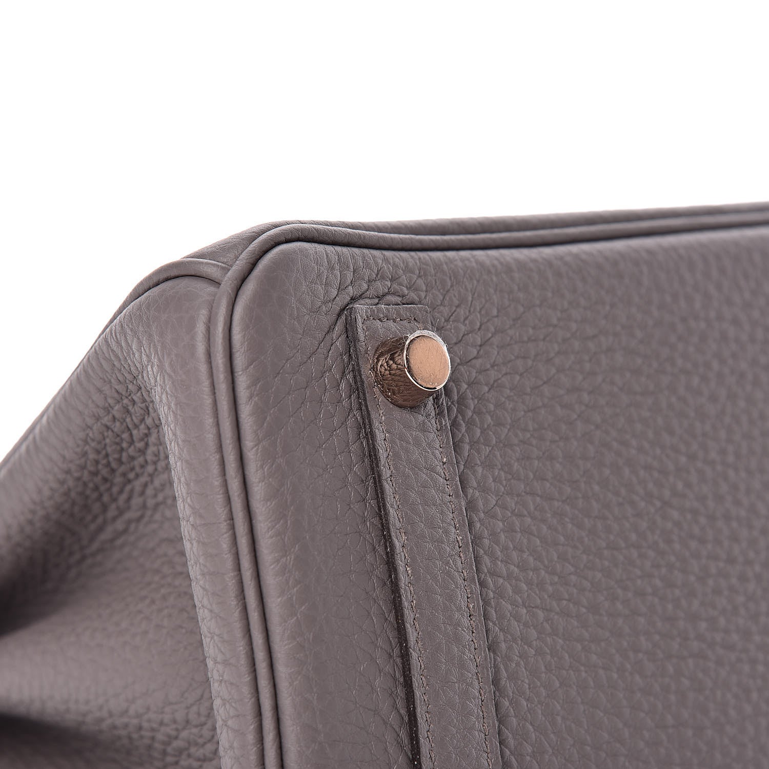 Hermes Togo Birkin 25 Etain 8 of 31