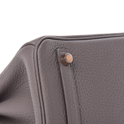 Hermes Togo Birkin 25 Etain 8 of 31