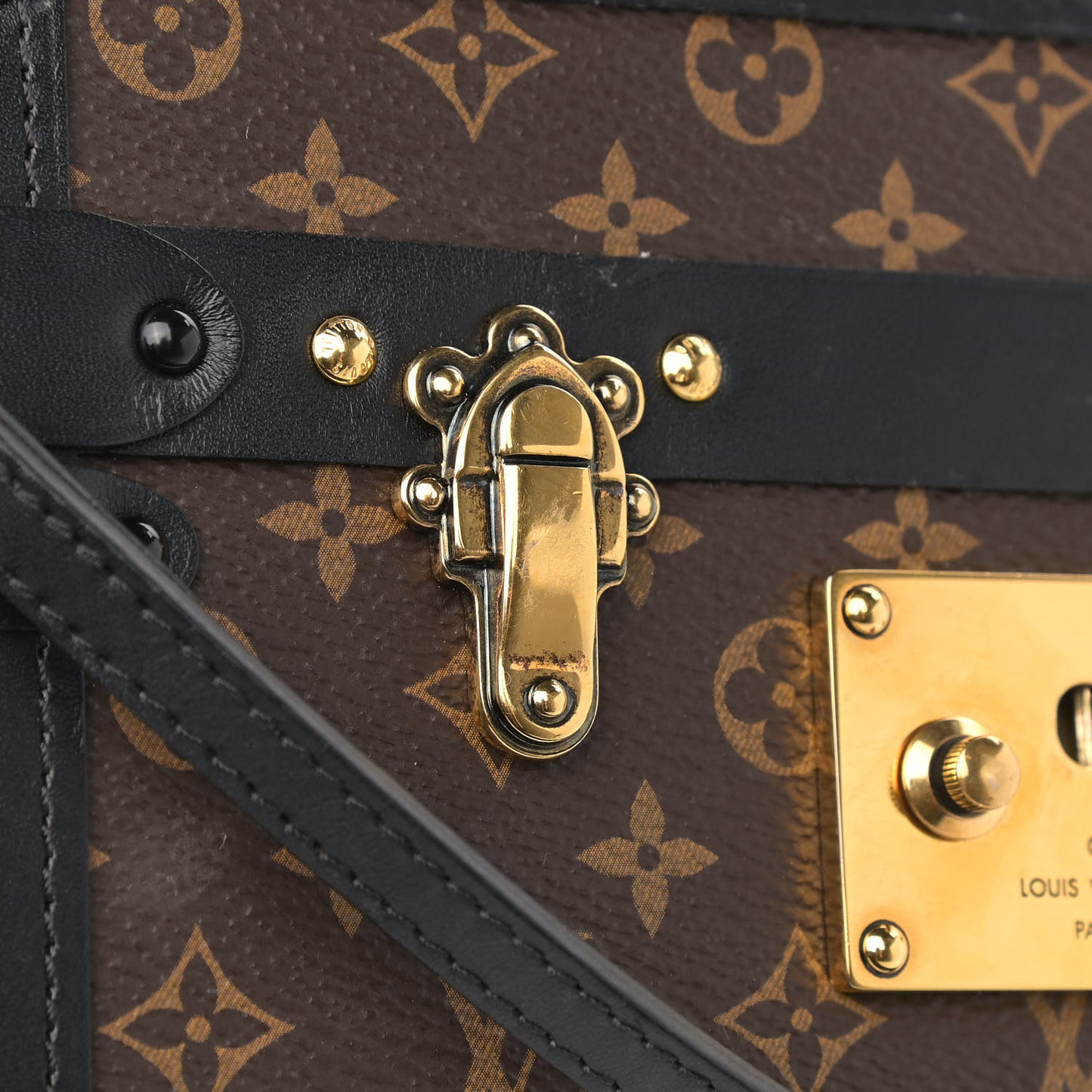 Monogram Petite Malle Black