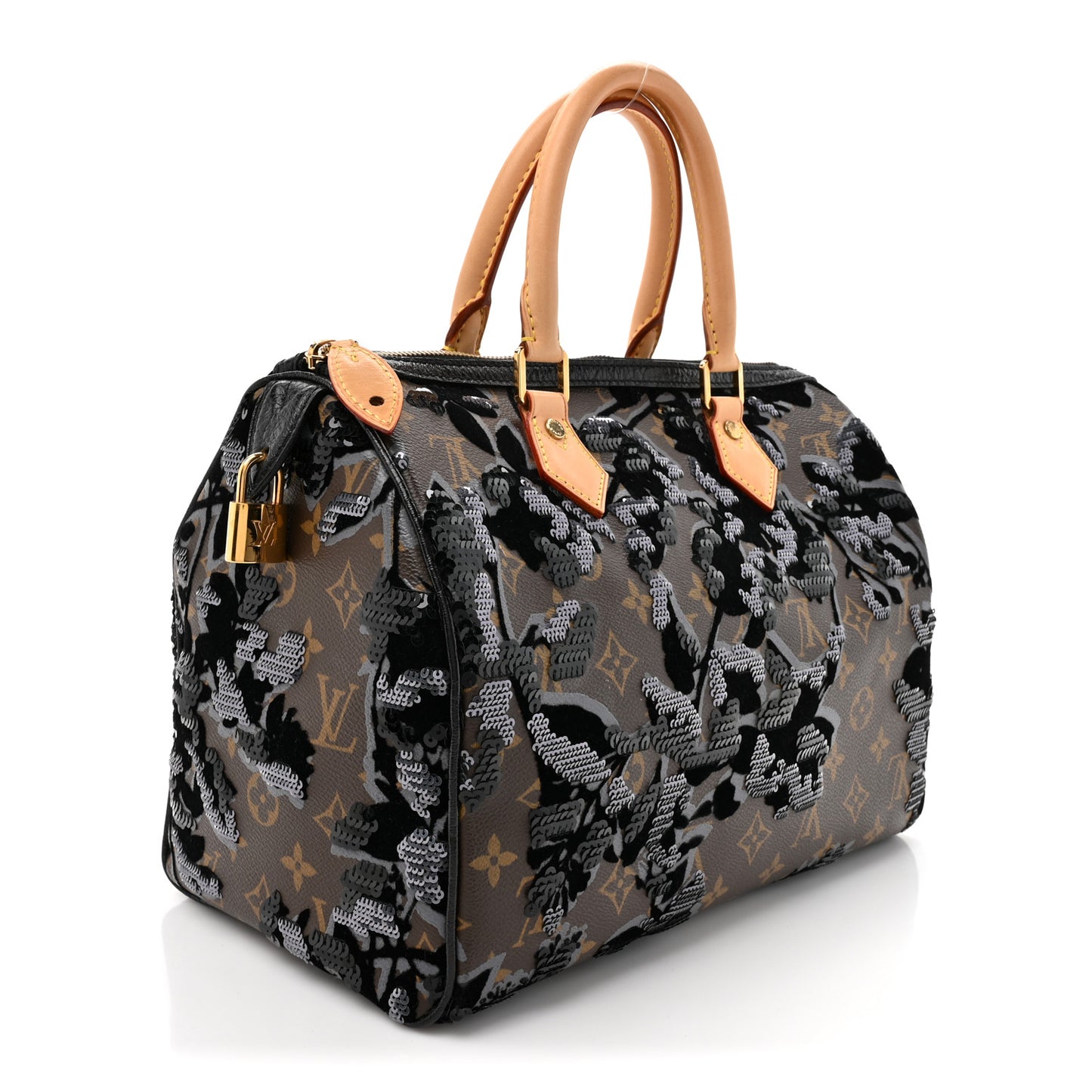 Monogram Fleur De Jais Sequins Speedy 30