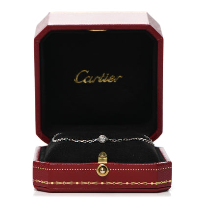 Cartier 18K White Gold Diamond SM D'Amour Bracelet 6 of 6