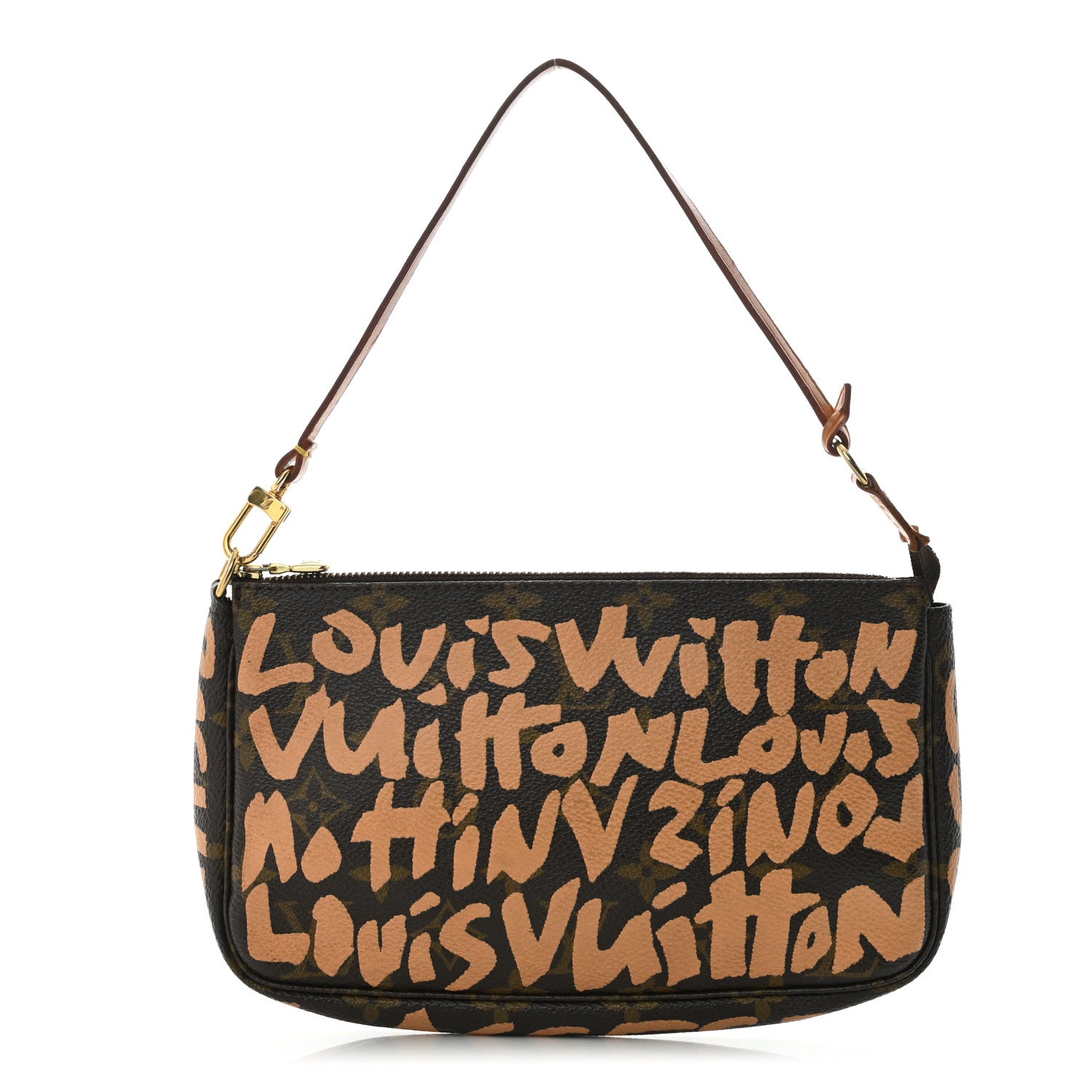 Louis Vuitton Monogram Graffiti Pochette Accessories Peach 1 of 11