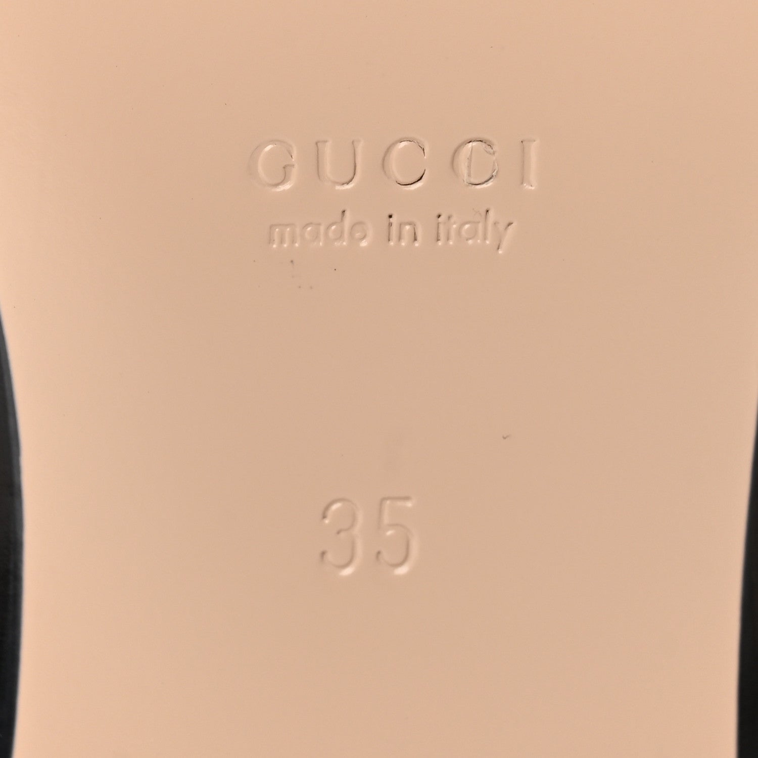 Gucci Monogram Jumbo GG Malaga Kid Womens Princetown Slippers 35 Camel Ebony New Acero Beige 9 of 11