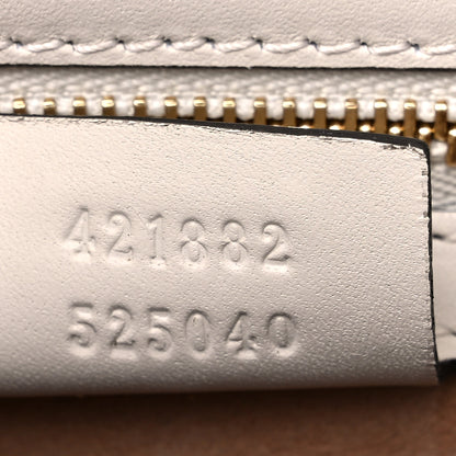Gucci Calfskin Small Sylvie Shoulder Bag Off White 6 of 10