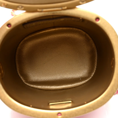 Chanel Lambskin Quilted Mini Crown Box Bag Pink 5 of 11